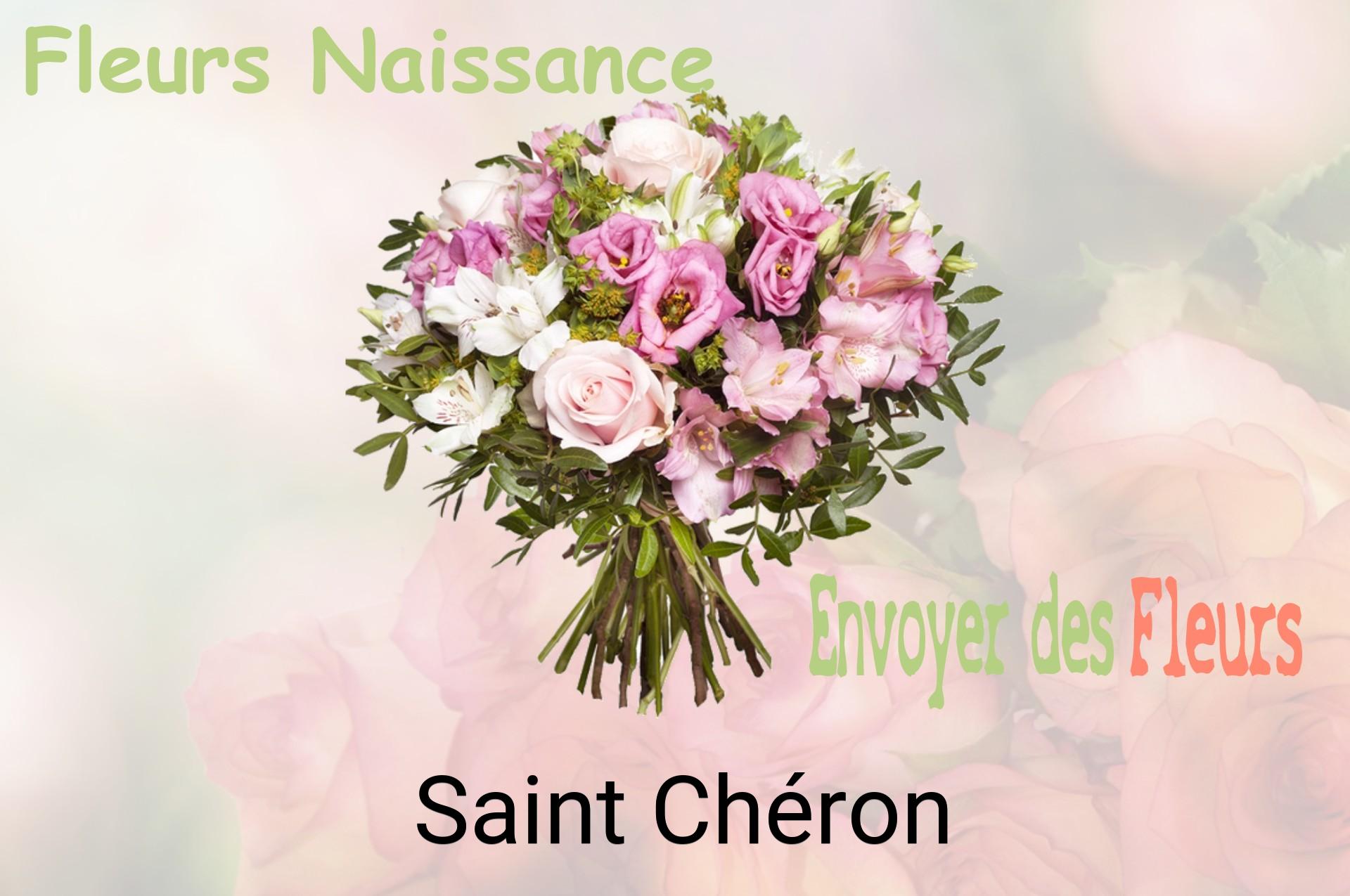 Bouquet de fleurs de naissance livré à Saint-Chéron